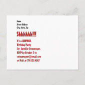 Carte de sauvegarde de l'année personnalisée Surpr (Dos)