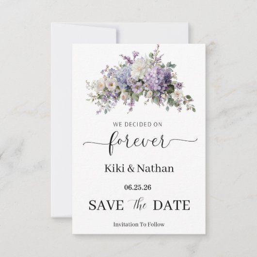 Carte de sauvegarde de mariage (Devant)