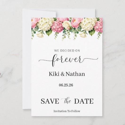 Carte de sauvegarde de mariage (Devant)