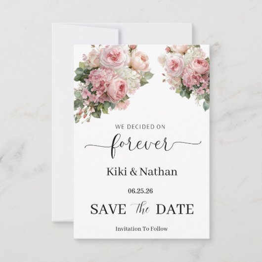 Carte de sauvegarde de mariage (Devant)