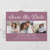 Carte de sauvegarde de mariage 2 faces 4 photos Ma (Devant / Derrière)