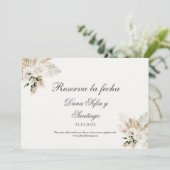 Carte de sauvegarde de mariage Bohème Espagnol (Debout devant)