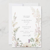Carte de sauvegarde de mariage botanique (Devant)