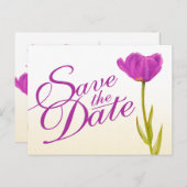 Carte de sauvegarde de mariage faire part art de t (Devant / Derrière)