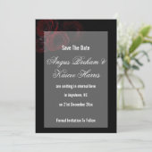Carte de sauvegarde de mariage gothique | Romantis (Debout devant)