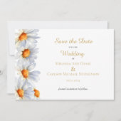 Carte de sauvegarde de mariage Happy Daisy (Devant)