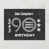 Carte de sauvegarde moderne pour les 90 ans V90F (Devant)