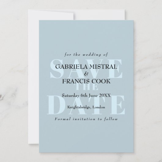 Carte de sauvegarde Simple Moderne (Devant)
