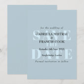 Carte de sauvegarde Simple Moderne (Devant / Derrière)