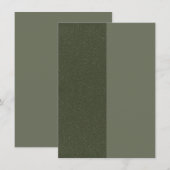 Carte de sauvegarde Vert mousse à deux tons – Pers (Devant / Derrière)