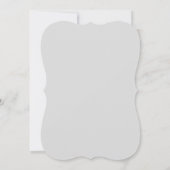 CARTE DE SAVE THE DATE ANNEAU DE MARIAGE CRISTAL (Dos)