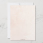 Carte de Save the Date de mariage chic florale ivo (Dos)