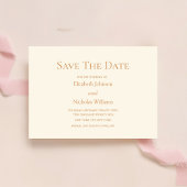 carte de save the date de mariage modèle en terre