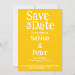 Carte de SAVE the DATE personnalisée avec photo po