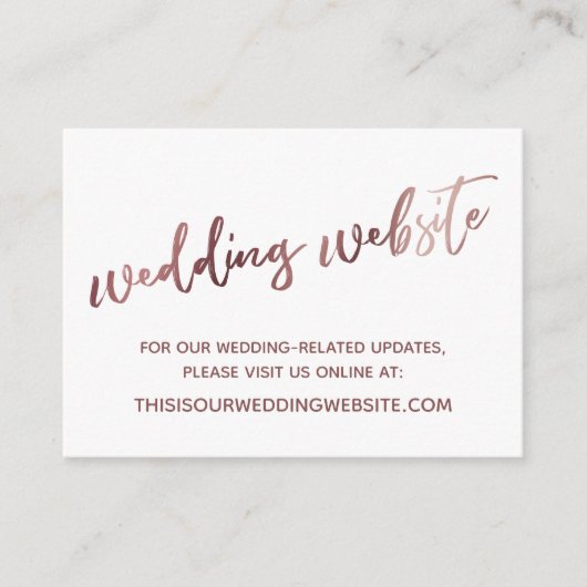 Carte de Save the Date pour un mariage avec un sit (Devant)