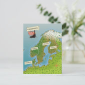 Carte De Scandinavie (Debout devant)