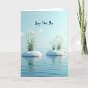 Carte de scène calme pour la fête des pères