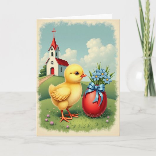 Carte de scène de bouquet de printemps (Devant)