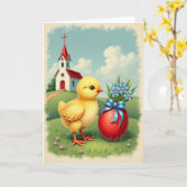Carte de scène de bouquet de printemps (Fleur jaune)