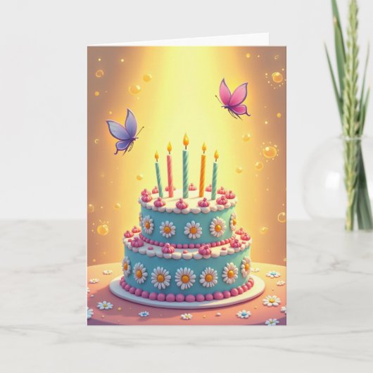 Carte de scène de dessert de célébration (Devant)