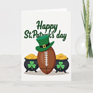 Carte de scène de football Shamrock