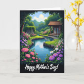 Carte de scène de jardin pixelisé (Fleur jaune)