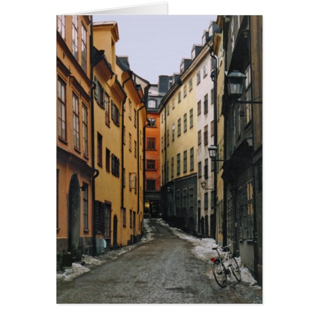 Carte de scène de la rue Stockholm (Devant)