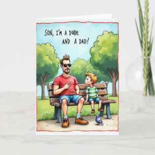 Carte de scène du moment papa cool