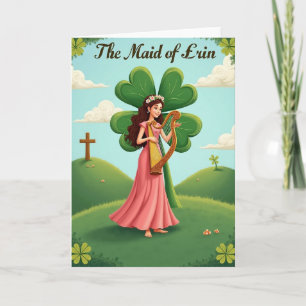 Carte de scène irlandaise Maid Of Erin