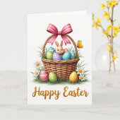 Carte de scène printanière joyeuse (Fleur jaune)