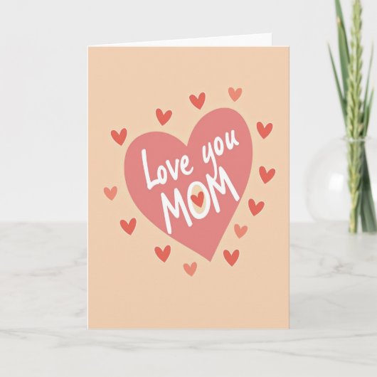 Carte de scène sincère pour maman (Devant)