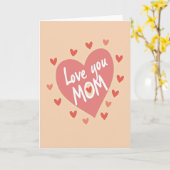 Carte de scène sincère pour maman (Fleur jaune)