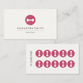 Carte de scintillement de fidélité de logo (Devant / Derrière)