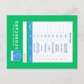 carte de score (Devant)