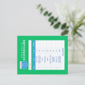 carte de score (Debout devant)