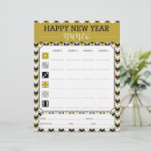 Carte de score du Jeu Bunco Party de la nouvelle a (Debout devant)