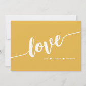 Carte de script "Love You Always Forever" (Devant)