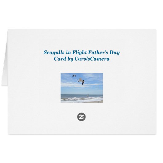 Carte de Seagulls (Dos Horizontal)