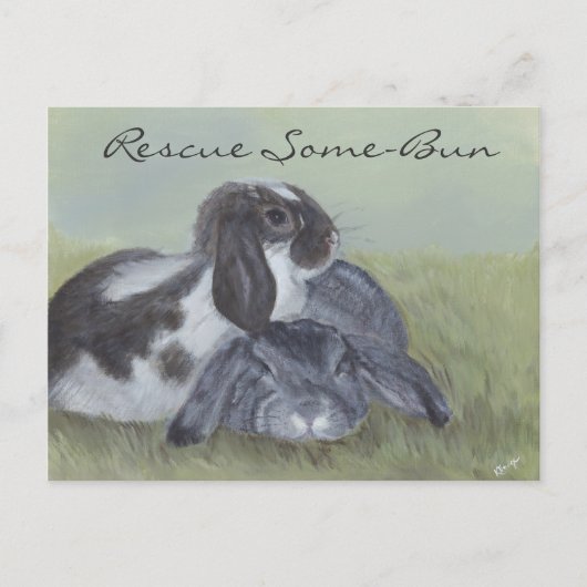Carte de Secourt de lapin (Devant)