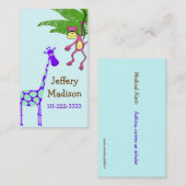 Carte de sécurité de l'enfant de singe et de (Devant / Derrière)