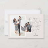 Carte de séjour manuscrite de script (Devant)