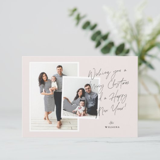 Carte de séjour manuscrite de script (Debout devant)