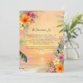 Carte de sens Tropical Hawaiian Lei (Debout devant)