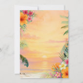 Carte de sens Tropical Hawaiian Lei (Dos)