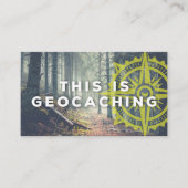 Carte De Sentier Géocaching Avec Informations Pour (Devant)