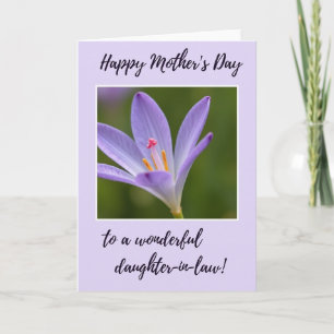 Carte de sentiment à fleurs rayées