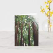 Carte "de séquoias de Californie" de justice de (Fleur jaune)