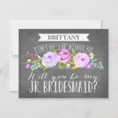 Carte de servante junior | Bridesmaid (Devant)