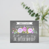 Carte de servante junior | Bridesmaid (Debout devant)