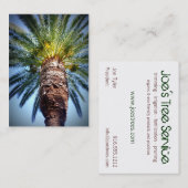 Carte de service de l'arbre de Joe (Devant / Derrière)